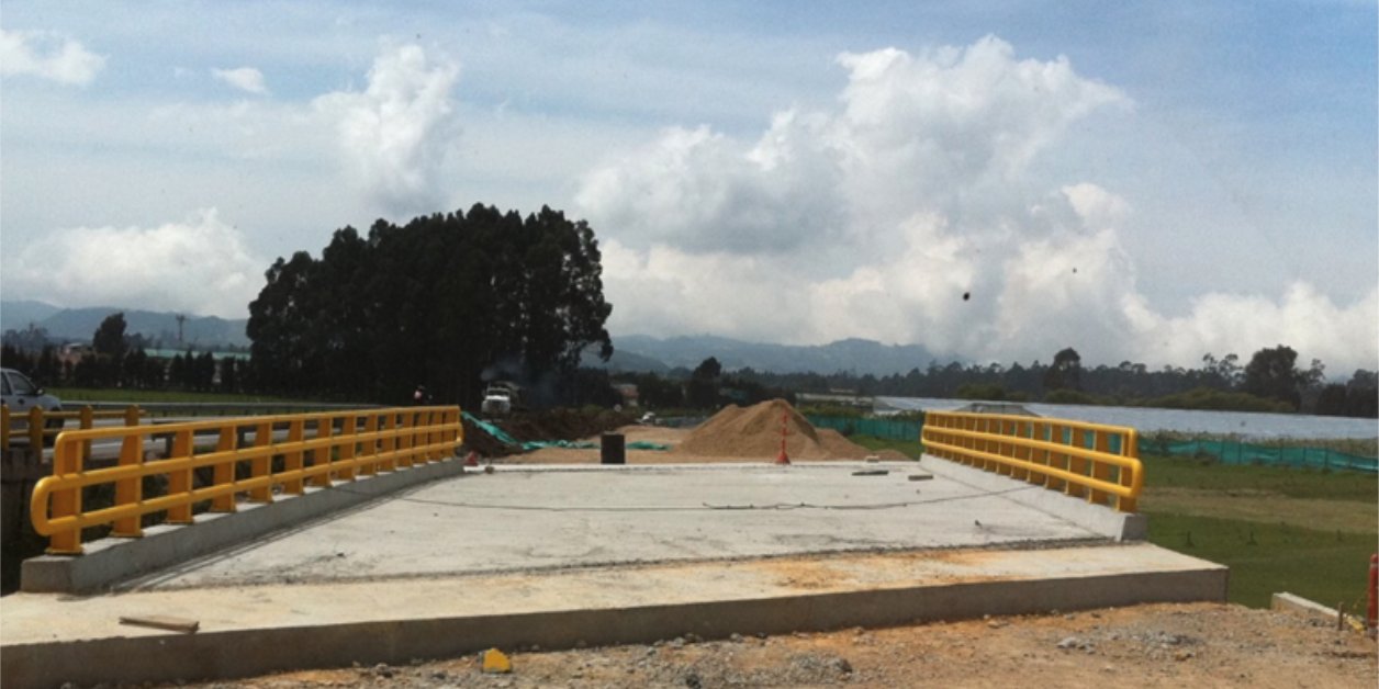 Barandas para Puente de Río Teusacá