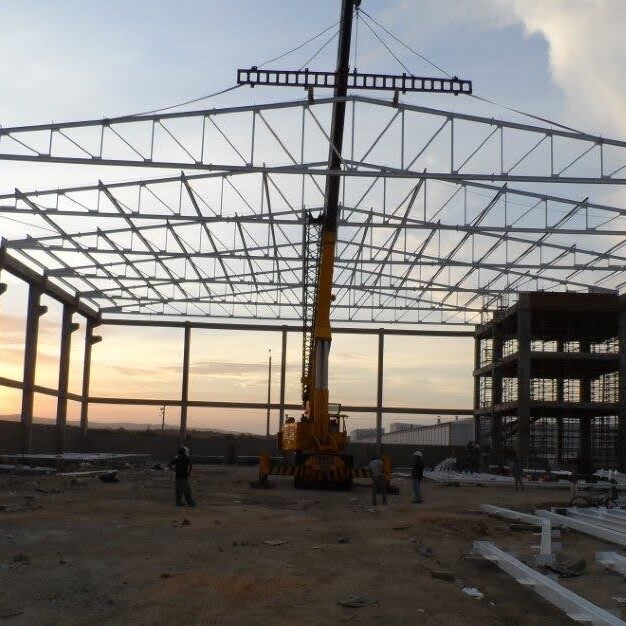 Estructura de Cubierta - Bodega en Siberia